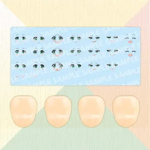 CUSTOMIZED FACE & DECAL SET Vol.4 [DESIGNED BY EN MORIKURA]