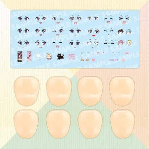 CUSTOMIZED FACE & DECAL SET Vol.7 [DESIGNED BY RAGUHONOERIKA FOR MADOKA YUKI B]
