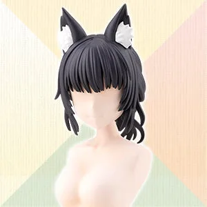 Arranged Wigs Animal Ears Messy Bun 【Fox】