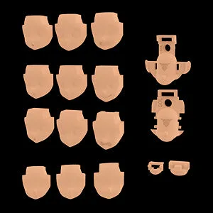MEGAMI DEVICE M.S.G 05 FACE SET SOL SKIN COLOR D