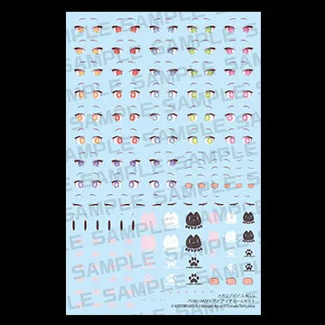 MEGAMI DEVICE M.S.G PUNI☆MOFU MAO EYE DECAL SET