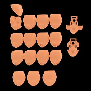 MEGAMI DEVICE M.S.G 06 FACE SET AUV SKIN COLOR E