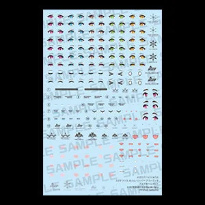 MEGAMI DEVICE M.S.G YGGDRASIS GARM RIPPER AVALANCHE EYE DECAL SET