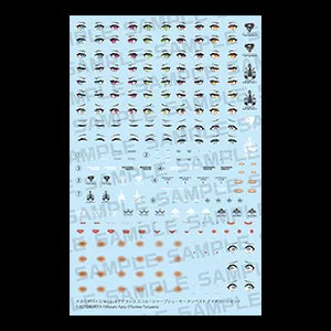 MEGAMI DEVICE M.S.G YGGDRASIS SKOLL SHARPSHOOTER TEMPEST EYE DECAL SET