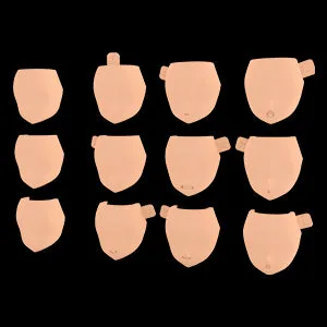 MEGAMI DEVICE M.S.G 08 FACE SET BUSTER DOLL SKIN COLOR D